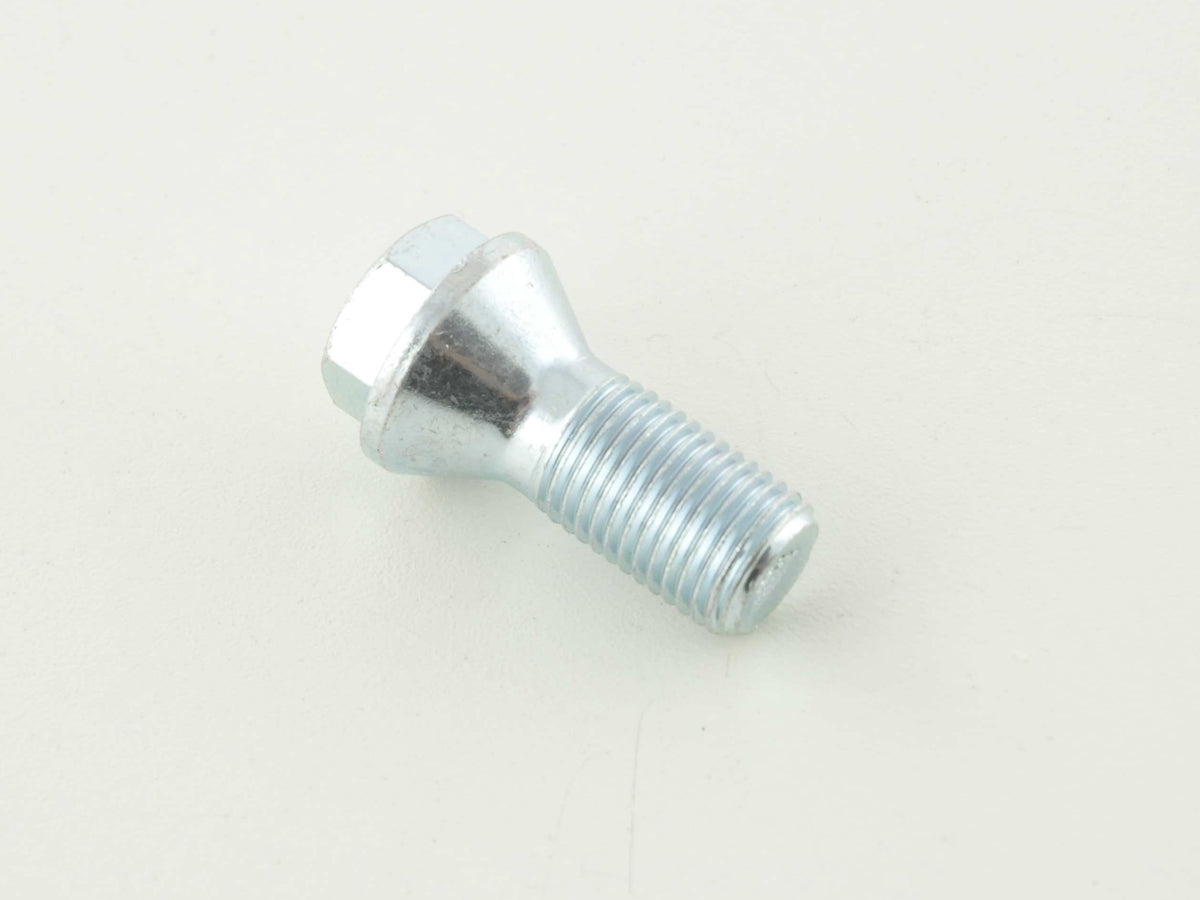Radschraube einzeln Schaftlänge 26mm Kegelbund Kurzkopf silber M12x1,5 Radschraube einzeln Schaftlänge 26mm Kegelbund Kurzkopf silber M12x1,5